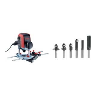 Set Mafell Oberfräse LO 55 im MAX3 + Fräser-Set LO-FS8 6T