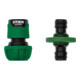 Set STIER Schlauchverbinder Wasserstop 16-19mm (5/8-3/4 Zoll) + Kuplung Schlauchverbinder Schlauchverlängerung