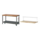 Set STIER Werkbank Premium mit abs. Fahrgestell BxTxH 1500x700x880 mm +...