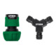 Set STIER Schlauchverbinder Wasserstop 16-19mm (5/8-3/4 Zoll) + Y-Kupplung Schlauchverbinder Schlauchverlängerung