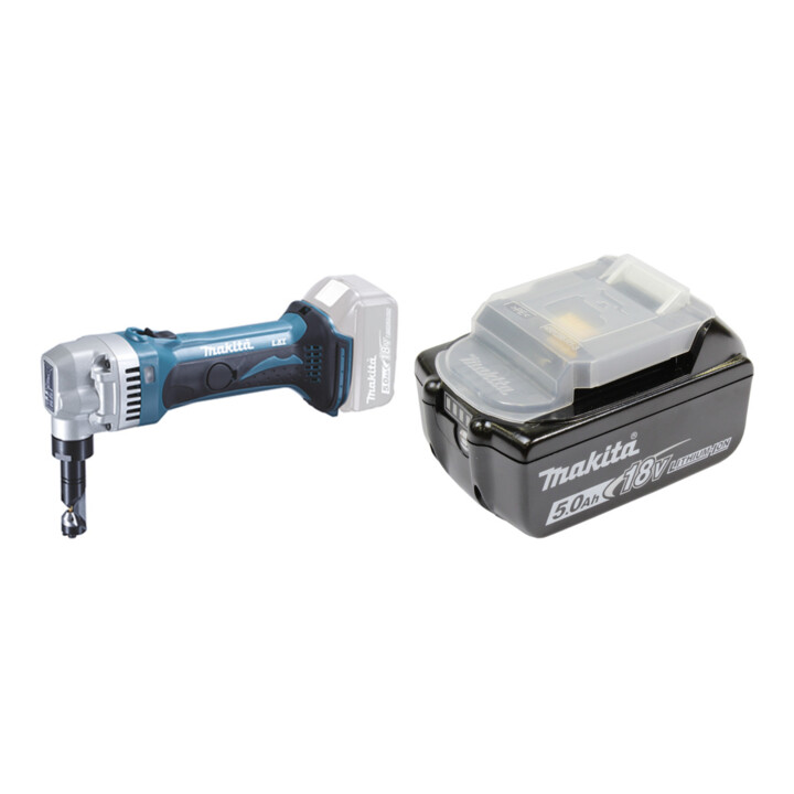 Set Makita Akku-Knabber DJN161Z + Akku-BL1850B Li 18,0V 5.0Ah - 197280-8