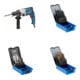Set BOSCH Bohrmaschine GBM 13-2 RE + PFERD TOOLS Stufenbohrer-Set HSS 3-tlg. + PFERD TOOLS Spiralbohrer-Set 25-tlg. STEEL HSSG N DIN 338 universal + PFERD TOOLS Spiralbohrer-Set 25-tlg. INOX HSSE N DIN 338