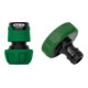 Set STIER Schlauchverbinder Wasserstop 16-19mm (5/8-3/4 Zoll) + Hahnverbinder 33,3mm G1 Zoll