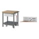 Set STIER Werkbank Premium mit abs. Fahrgestell und 1 Schublade BxTxH...