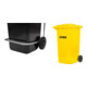 Set STIER Ouvre-couvercle à pédale pour conteneur à déchets 240 l + STIER Conteneur à déchets 2 roues 240 l jaune-1