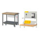 Set STIER Werkbank Premium mit abs. Fahrgestell und 1 Schublade BxTxH...