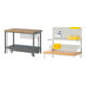 Set STIER Werkbank Premium mit abs. Fahrgestell und 1 Schublade BxTxH...