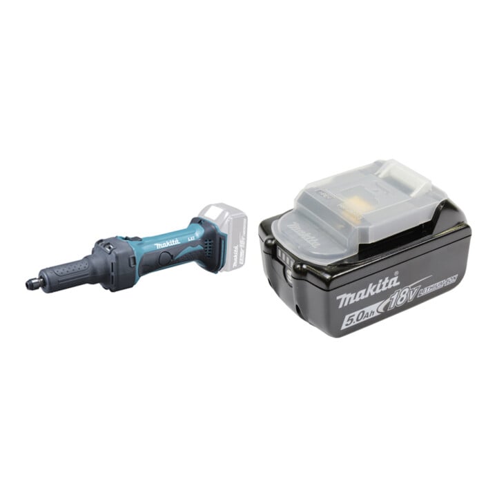 Set Makita Akku-Geradschleifer DGD800Z + Akku-BL1850B Li 18,0V 5.0Ah - 197280-8