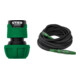 Set STIER Schlauchverbinder Wasserstop 16-19mm (5/8-3/4 Zoll) + flexibler Gartenschlauch Premium 15m bis 30m
