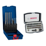 Set Bosch EXPERT SDS plus-7X Hammerbohrer-Set + Bosch 32tlg. Schrauberbit-Set