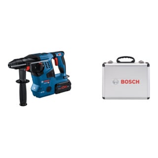 Set Bosch Akku-Bohrhammer mit SDS plus GBH 18V-28 C, L-BOXX 238 + 11-tlg SDS plus-1 Hammerbohrer- und Meißel-Set