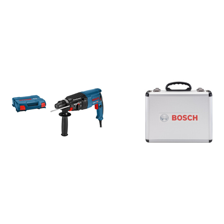 Set Bosch Bohrhammer mit SDS-plus GBH 2-26 + 11-tlg SDS plus-1 Hammerbohrer- und Meißel-Set