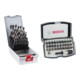 Set Bosch Jeu de forets hélicoïdaux HSS PointTeQ + Bosch Set de 32 embouts de vissage-1