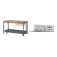 Set STIER Werkbank Premium mit abs. Fahrgestell und 1 Schublade BxTxH...