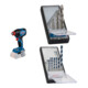 Set Bosch Akku-Drehschlagschrauber GDX 18V-210 C + 7tlg. Robust Line Holzspiralbohrer-Set + 7tlg. Robust Line Betonbohrer-Set CYL-5-1