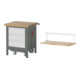 Set STIER Werkbank Premium mit abs. Fahrgestell und 3 Schubladen BxTxH...