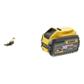 Set DEWALT Akku-Rasenmaeher(Antrieb), 53cm, 54 V + Ersatz-Akku 54V /162 Wh DCB547-XJ