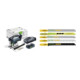 Set Festool Akku-Pendelstichsäge PSBC 420 HPC 4,0 EBI-Plus CARVEX + Stichsägeblatt-set STS-Sort/25 W