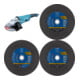 Set MAKITA Winkelschleifer GA9020RF 230 mm + Pferd Trennscheibe EHT 230-1,9 PSF STEEL + Pferd TOOLS Trennscheibe EHT 230x1,9x22,23 mm gerade Universallinie PSF STEELOX für Stahl/Edelstahl + Pferd TOOLS Trennscheibe EHT 230x3,0x22,23 mm gerade Universallin