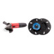 Set STIER Winkelschleifer AG125CD 125 mm + Pferd CC-GRIND VIEW Schleifscheibe 125x22,23 mm-1