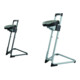 Set STIER Tabouret de travail avec structure en acier Hauteur d’assise 600-850 mm Assise en PU + STIER Tabouret de travail avec structure en acier gris Hauteur d’assise 600-850 mm Assise en PU-1