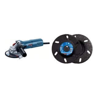 Set Bosch Winkelschleifer GWS 9-125 S + Pferd TOOLS CC-GRIND VIEW Schleifscheibe 125x22,23 mm