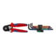 Set Pince à sertir manchons de câble 0,08-10 mm² 4 pcs + Wera Jeu de tournevis coudés 950 SPKL/ SM N SB 9 pcs Porte-embouts SW 1,5-10 mm-1