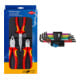 Set VDE-Zangenset Sicherheit 3-tlg. + Wera 967 SL/9 TORX® HF Multicolour Winkelschlüsselsatz mit Haltefunktion, 9-teilig