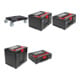 Set STIER Systainer-plateau roulant RB BLACK-Edition + STIER Systainer³ I Black Edition + STIER Systainer³ II Black Edition + STIER Systainer³ III Black Edition + STIER Systainer³ IV Black Edition-1