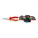 Set Storchschnabelz. VDE geb.200mm m.M.K.Griff + Wera 967 SL/9 TORX® HF Multicolour Winkelschlüsselsatz mit Haltefunktion, 9-teilig