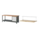 Set STIER Werkbank Premium mit abs. Fahrgestell und 3 Schubladen BxTxH...