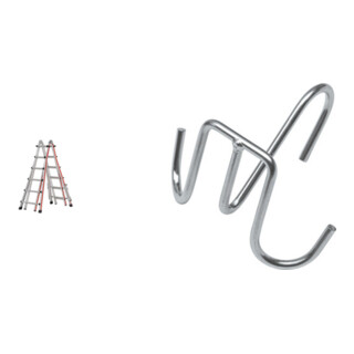 Hymer Teleskopleiter, 4x6 Sprossen inkl GRATIS Eimerhaken