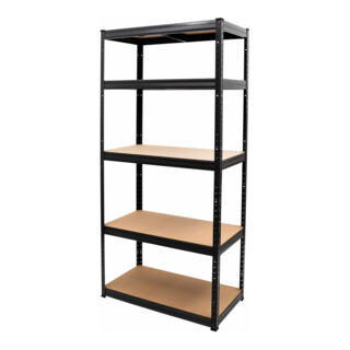Set STIER Steck-Fachbodenregal Fachlast 350kg BxTxH 900x450x1800 mm