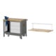 Set STIER Werkbank Premium mit abs. Fahrgestell, 3 Schubladen und...