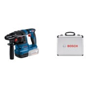 Set Bosch Akku-Bohrhammer mit SDS plus GBH 18V-22, L-BOXX + 11-tlg SDS plus-1 Hammerbohrer- und Meißel-Set