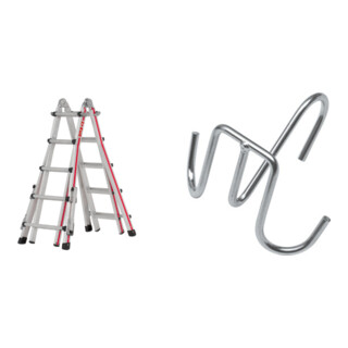 Hymer Teleskopleiter TELESTEP, 4x5 Sprossen inkl GRATIS Eimerhaken