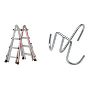 Hymer Teleskopleiter TELESTEP Sprossenzahl 4×4 inkl GRATIS Eimerhaken