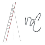 Hymer Obstbaumleiter, 12 Sprossen inkl GRATIS Eimerhaken