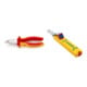 Set VDE Kombizange 180 + Kabelmesser No.28H Secura8-28mm m.Hakenkli.