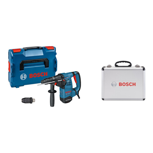 Set Bosch Bohrhammer mit SDS-plus GBH 3-28 DFR + 11-tlg SDS plus-1 Hammerbohrer-Set