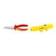 Set Storchschnabelz. VDE geb.200mm m.M.K.Griff + Entmantler No.12 8 -13 qmm