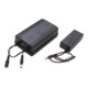 Set STIER Akku-Set 24V 1,7Ah f r Elektrisch H henverstellbaren Tisch + Elektrisch H henverstellbarer Schreibtisch 501-33 160x80cm, Buche mel., 68-118cm + Universal-Kabelkanal f r elektrisch h henverstellbare Tische