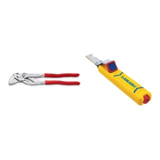 Set Zangenschlüssel 250mm Nr.8603 + Kabelmesser No.28H Secura8-28mm m.Hakenkli.