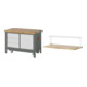 Set STIER Werkbank Premium mit abs. Fahrgestell, 3 Schubladen und 1...