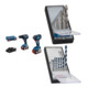 Set Bosch Combo Kit GDR 18V-200 + 7tlg. Robust Line Holzspiralbohrer-Set + 7tlg. Robust Line Betonbohrer-Set-1