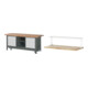 Set STIER Werkbank Premium mit abs. Fahrgestell, 2 Schubladen und 2...