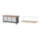 Set STIER Werkbank Premium mit abs. Fahrgestell, 5 Schubladen und 2...