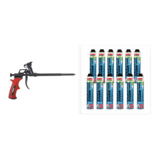 Set STIER Schaumpistole Expert + Soudal N. V. 1K-Pistolenschaum SOUDAFOAM-GUN 750 ml