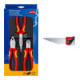 Set VDE-Zangenset Sicherheit 3-tlg. + Wiha Sechskant-Kugelkopf Stiftschlüsselsatz im ErgoStar Halter (369R H9)