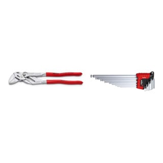 Set Zangenschlüssel 250mm Nr.8603 + Wiha Sechskant-Kugelkopf Stiftschlüssel